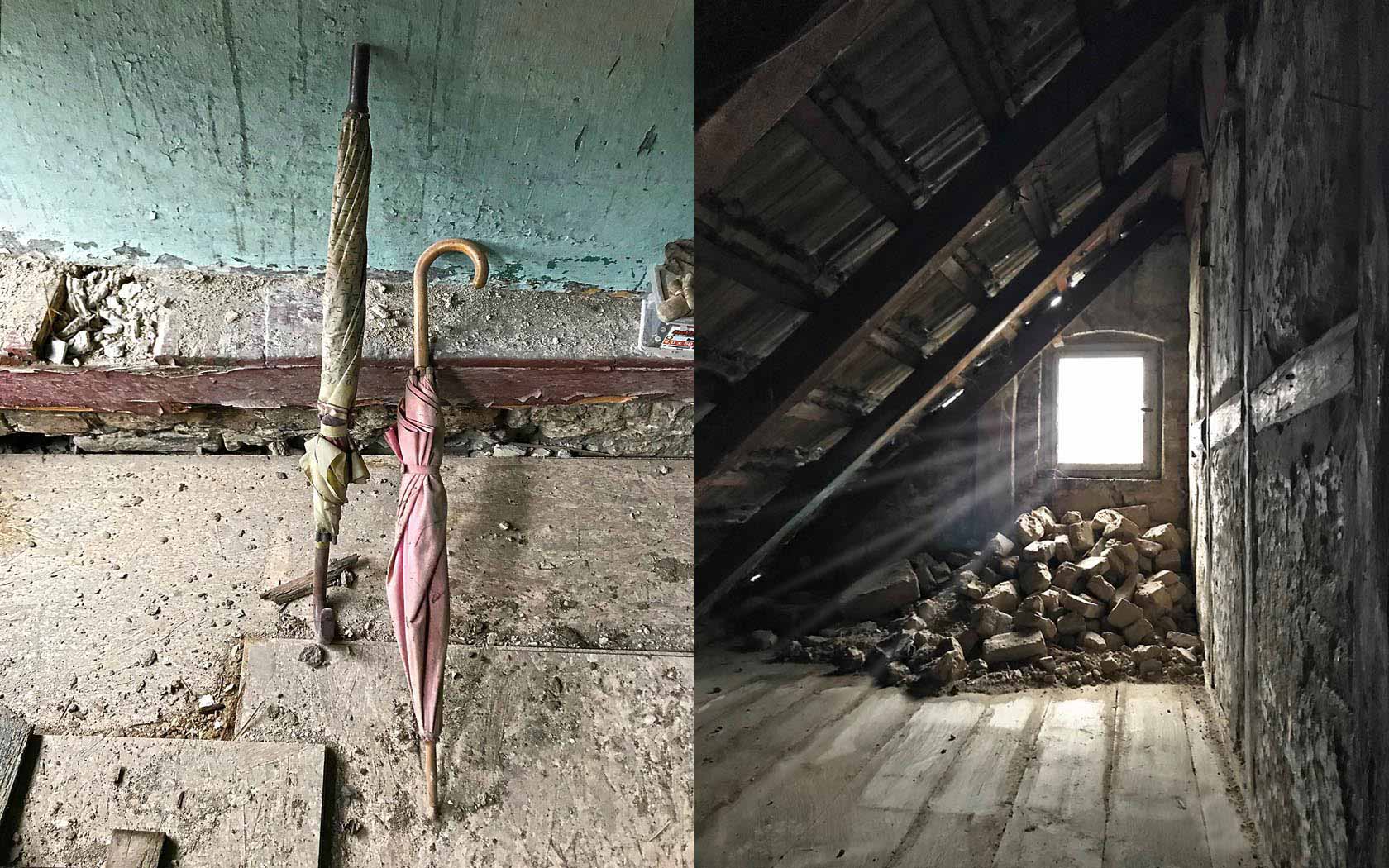 Foto Dachboden Gerümpel