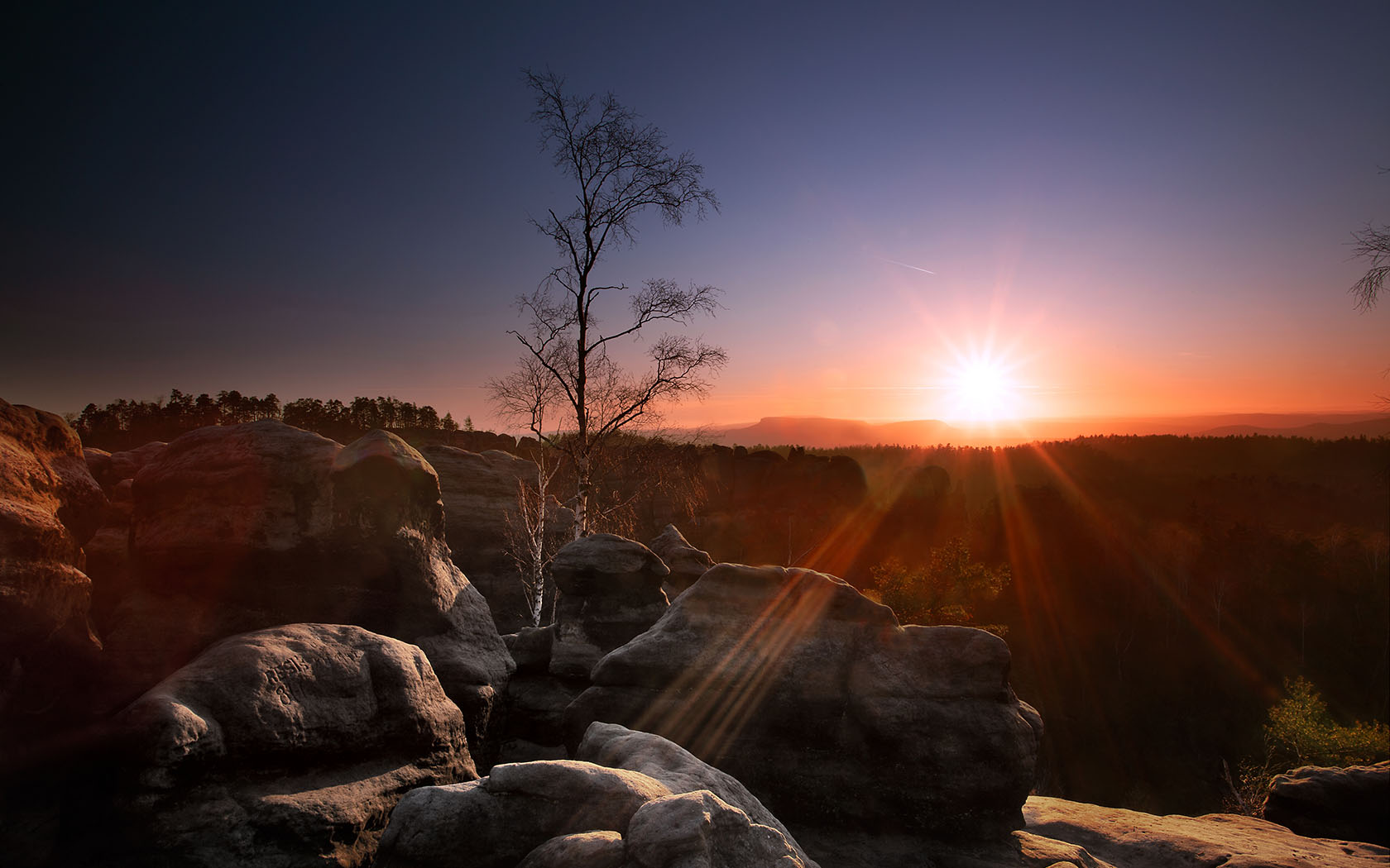 Foto Elbsandsteingebirge Carolafelsen