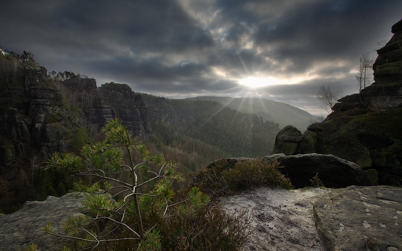 Foto Elbsandsteingebirge Affensteine