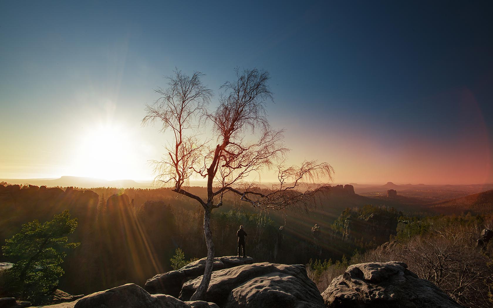 Foto Elbsandsteingebirge Carolafelsen