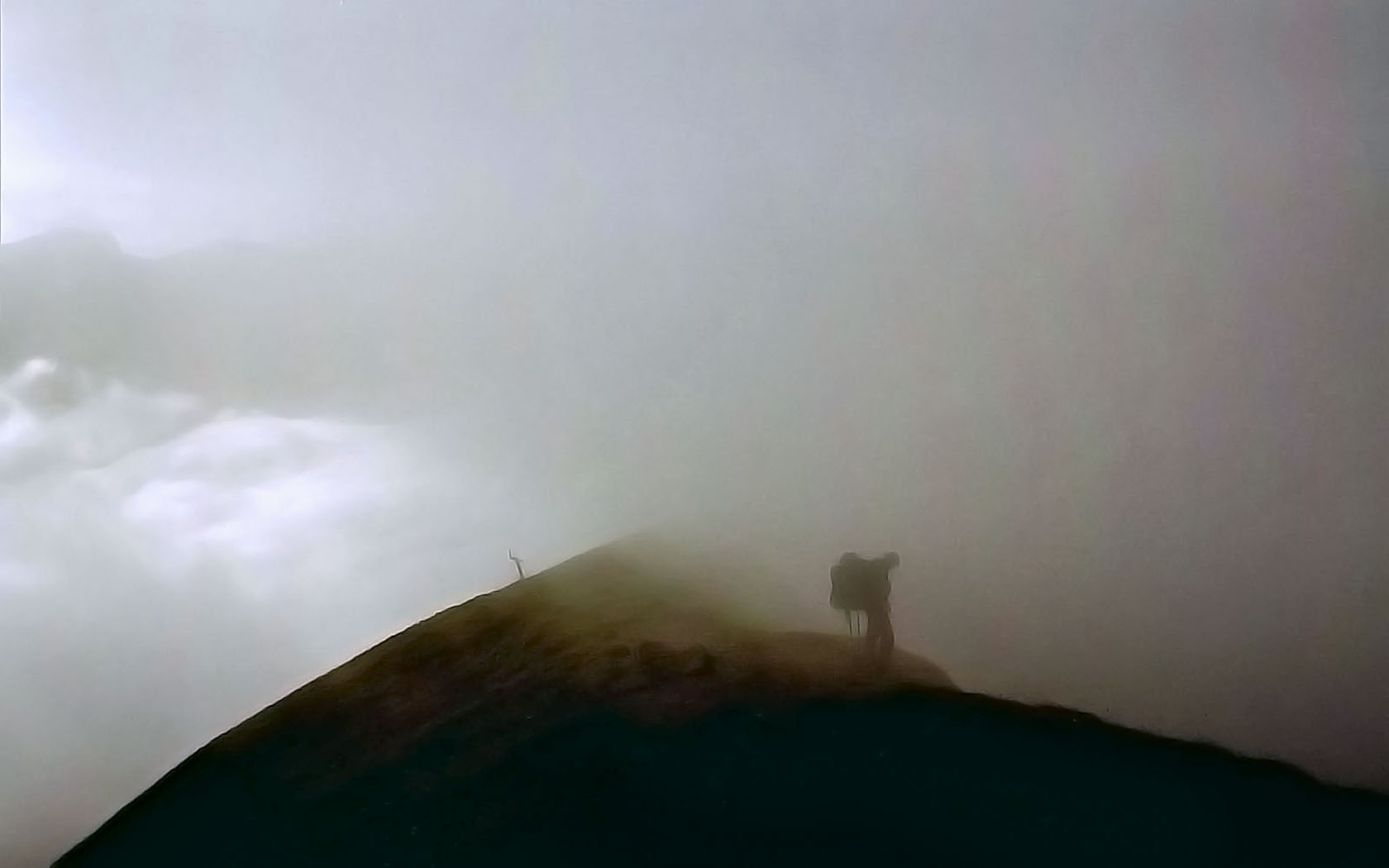Foto Berge Schweiz Berner Oberland Wolken