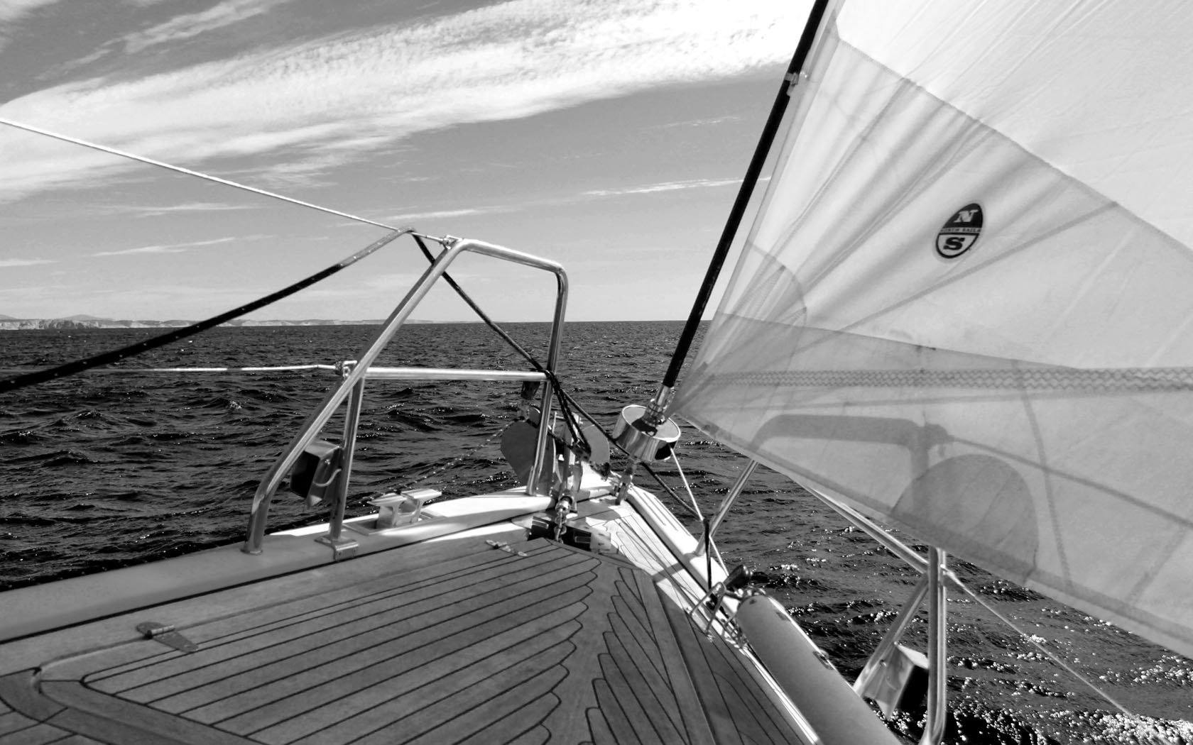 Foto Segelyacht Vorschiff Küste Portugal