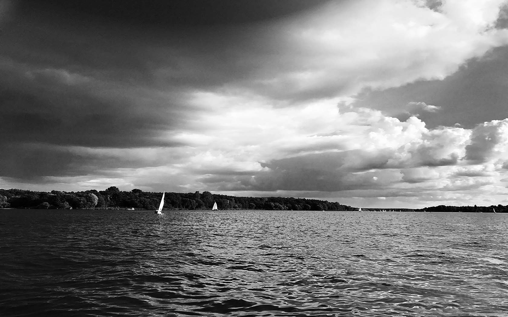 Foto Havel Gewitter Segelboote