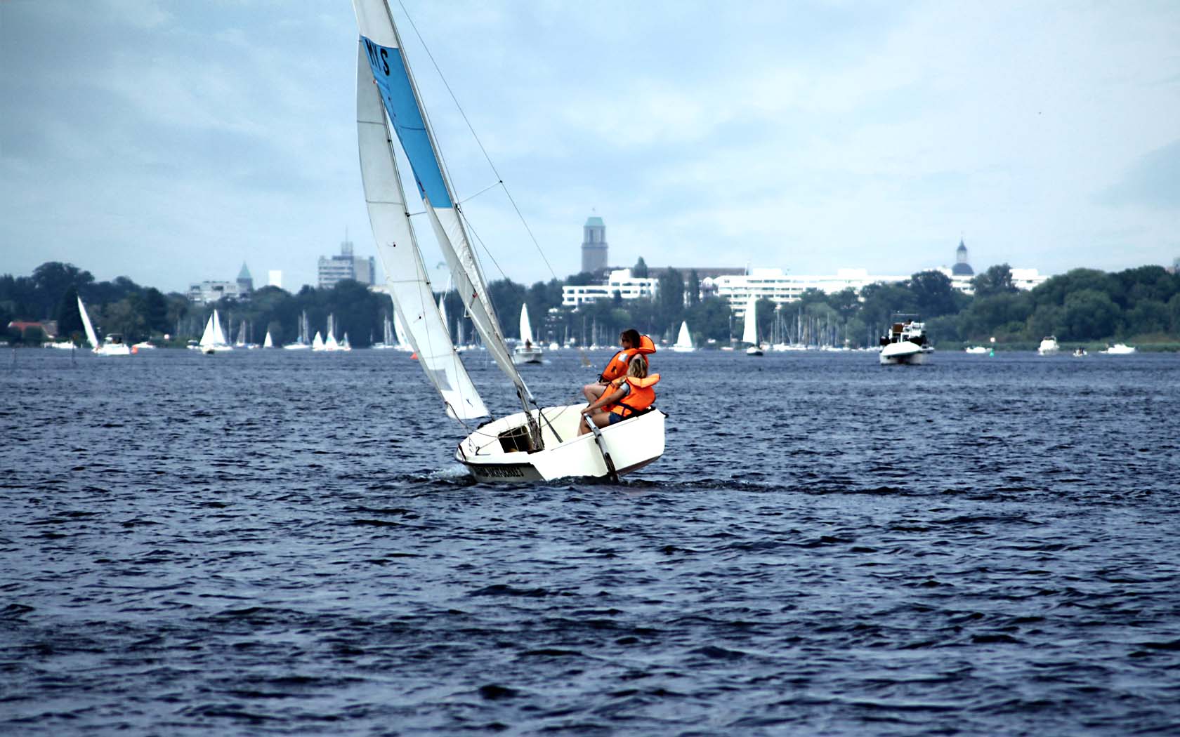 Foto Havel Segeljolle Segelkurs SegeltascheSchüler