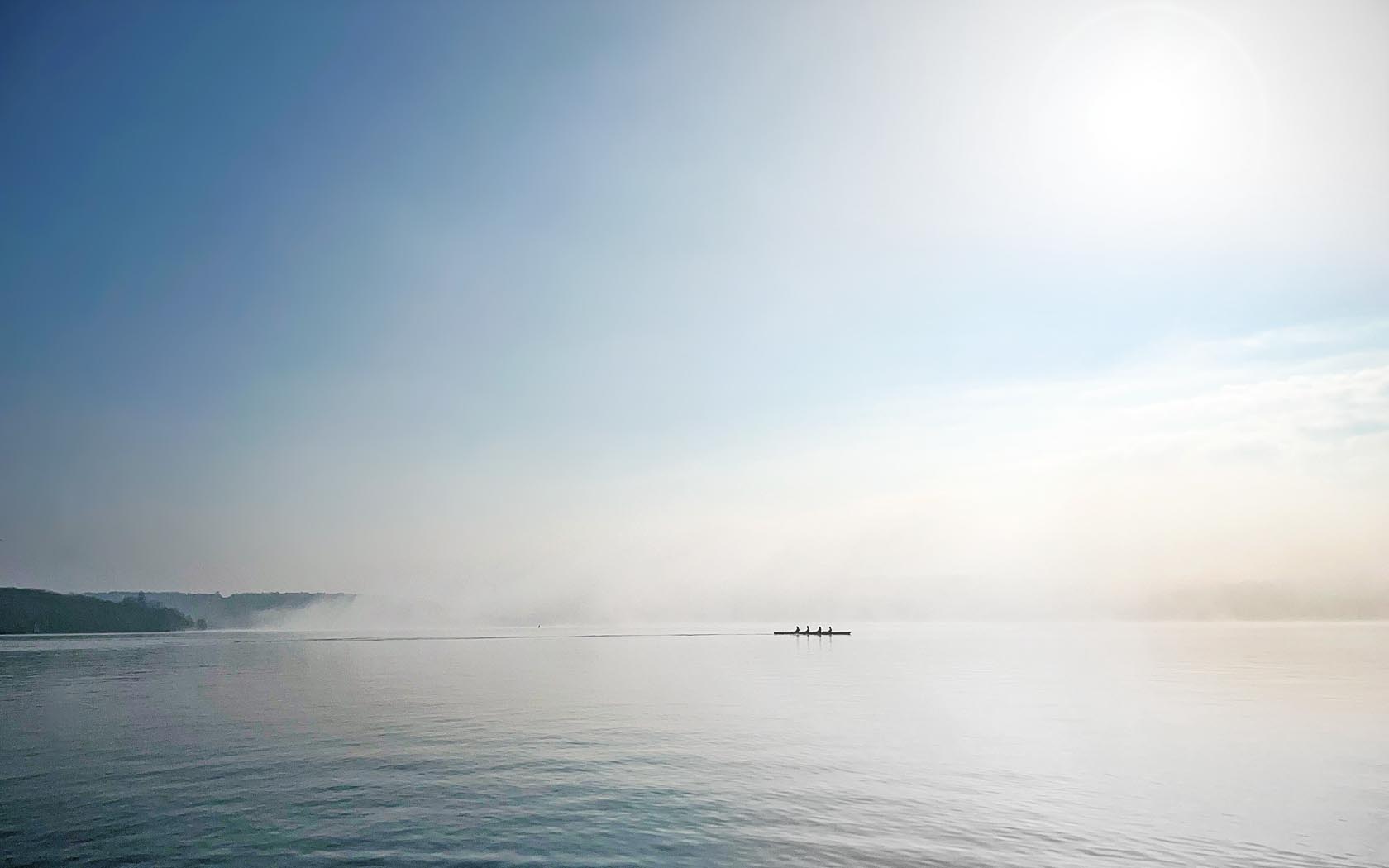 Foto Unterhavel Marina Lanke Ruderer